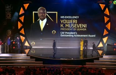 CAF AWARDS PRESIDENT MUSEVENI AND NABBADA